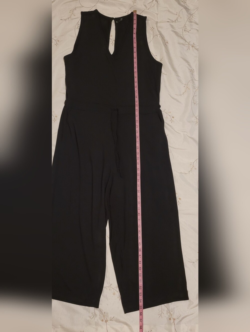 ​Quince French Terry Modal Sleeveless Jumpsuit Black EUC Size XL - Picture 13 of 16